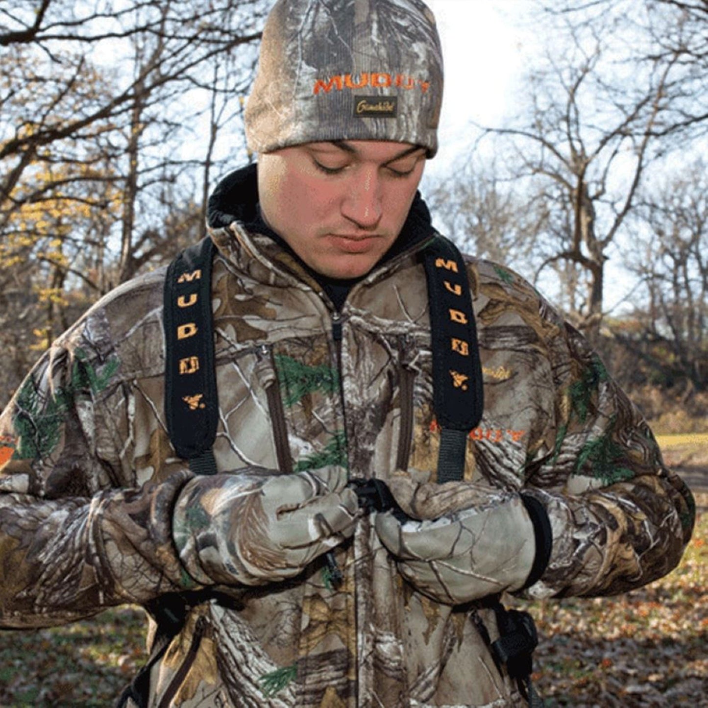 Muddy Outdoors Magnum Pro Padded Adjustable Treestand Harness System, Black - Angler's Pro Tackle & Outdoors