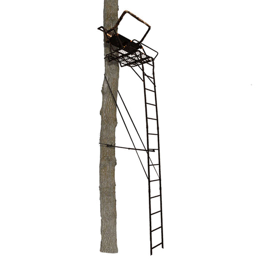 Muddy Partner 17 - Foot Tall Adjustable 2 - Person Hunting Deer Ladder Tree Stand - Angler's Pro Tackle & Outdoors