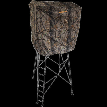 Muddy Steel 7 Foot Tall Quad Pod Blind Kit Roof Enclosure with Windows, (2 Pack) - Angler's Pro Tackle & Outdoors