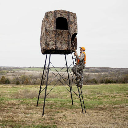 Muddy Steel 7 Foot Tall Quad Pod Blind Kit Roof Enclosure with Windows, (2 Pack) - Angler's Pro Tackle & Outdoors