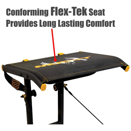 Muddy The Boss Wide Stance Hang On 1 Person Deer Hunting Tree Stand Platform - Angler's Pro Tackle & Outdoors