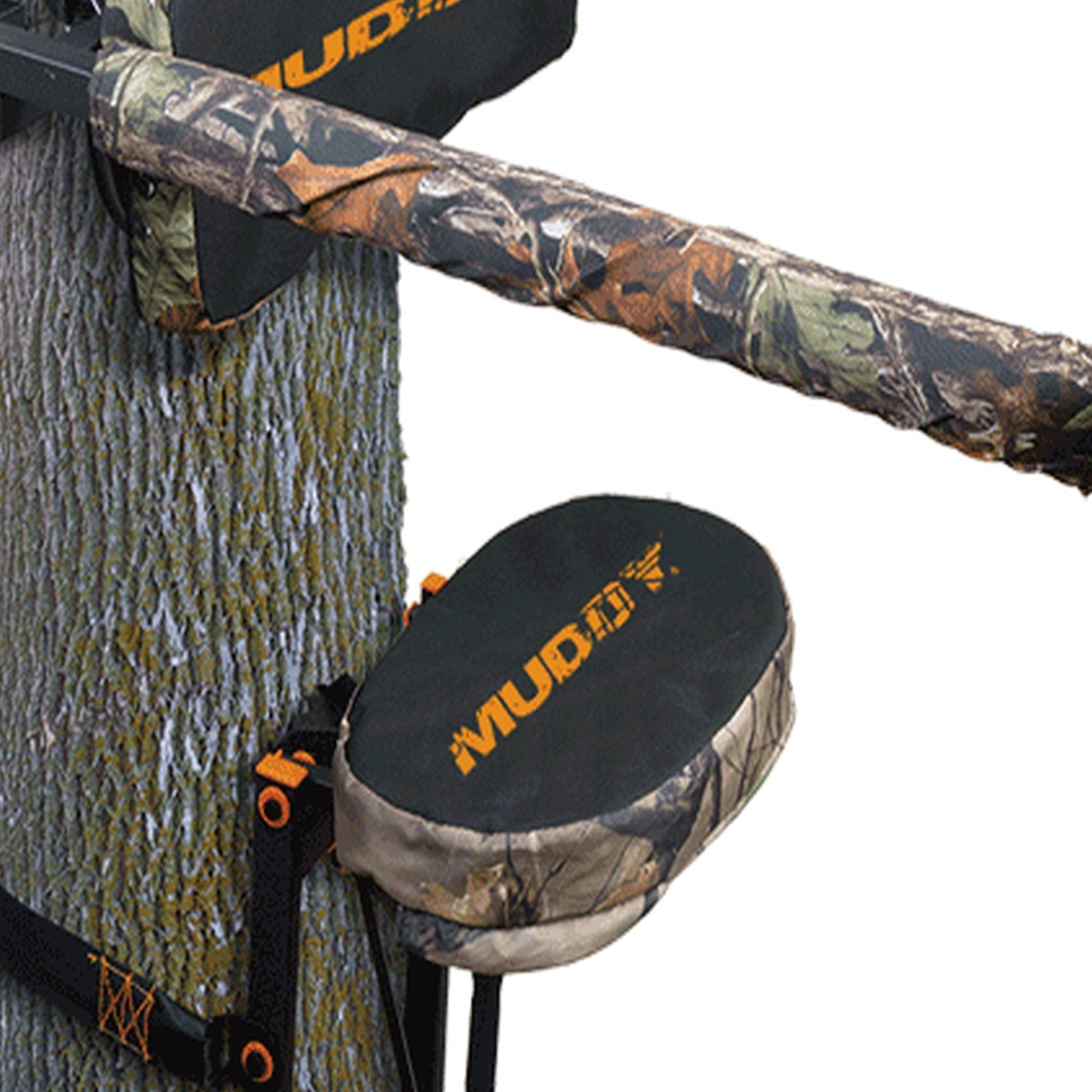 Muddy The Boss XL Hang On Hunting Tree Stand and Flip Up Shooting Rail Rest - Angler's Pro Tackle & Outdoors