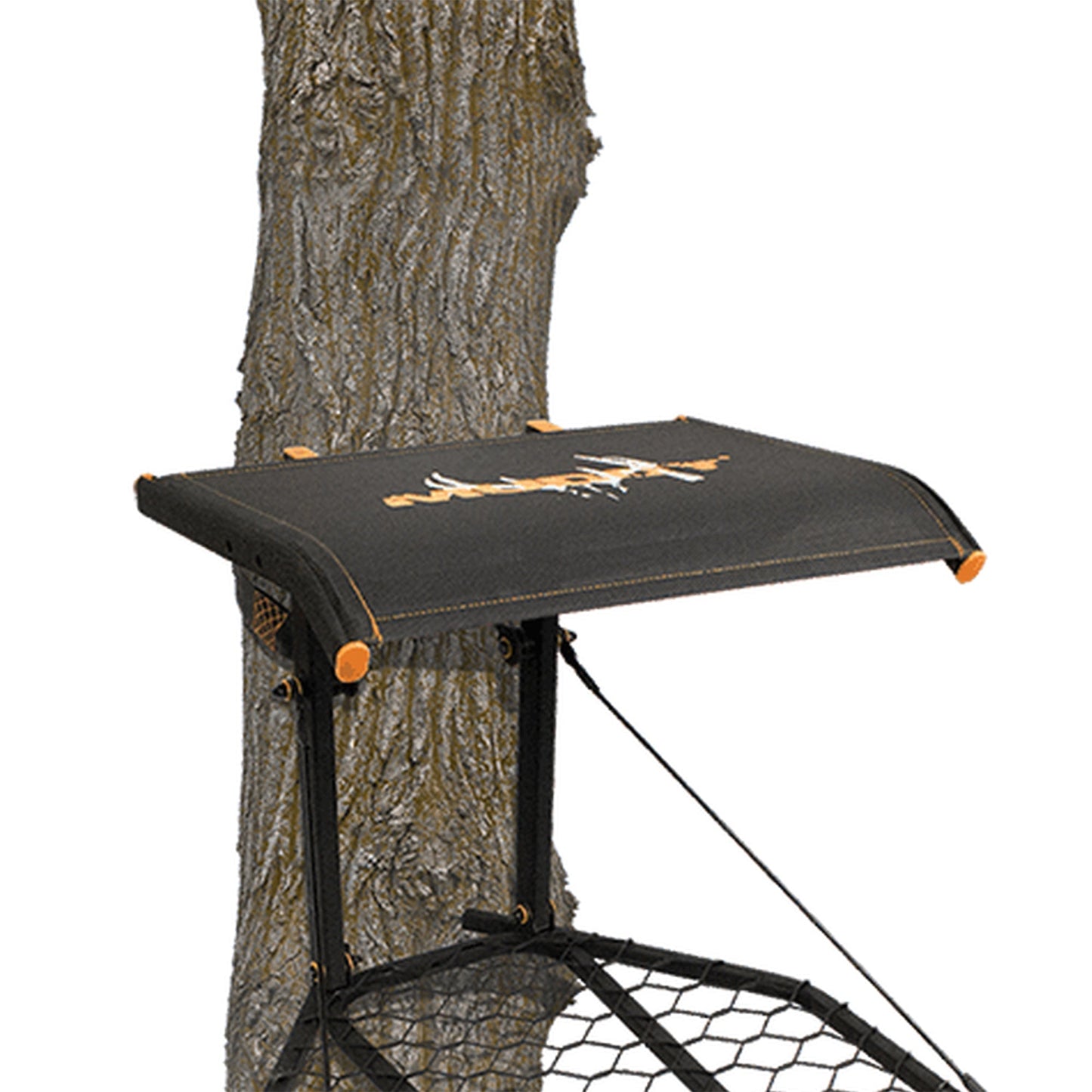 Muddy The Boss XL Hang On Hunting Tree Stand and Flip Up Shooting Rail Rest - Angler's Pro Tackle & Outdoors