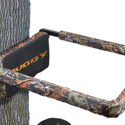 Muddy The Boss XL Hang On Hunting Tree Stand and Flip Up Shooting Rail Rest - Angler's Pro Tackle & Outdoors