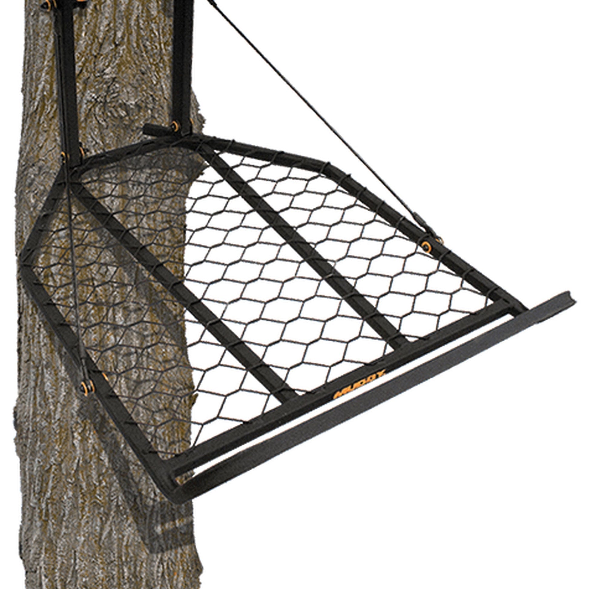 Muddy The Boss XL Hang On Tree Stand & Hawk Helium Set of 3 Climbing Sticks - Angler's Pro Tackle & Outdoors