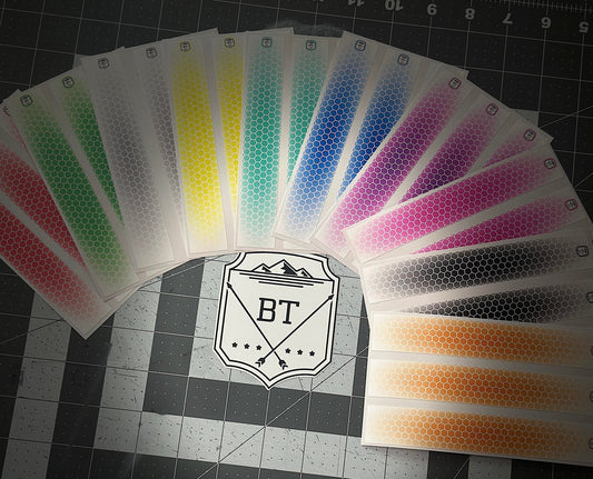 The Bowtique White Shadow Drop Honeycomb Arrow Wraps