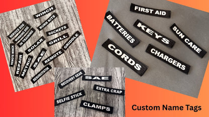 Overland Gear Guy Custom Velcro Name Tags