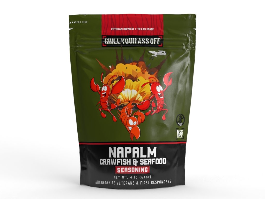 Grill Your Ass Off Napalm Crawfish & Seafood Boil™