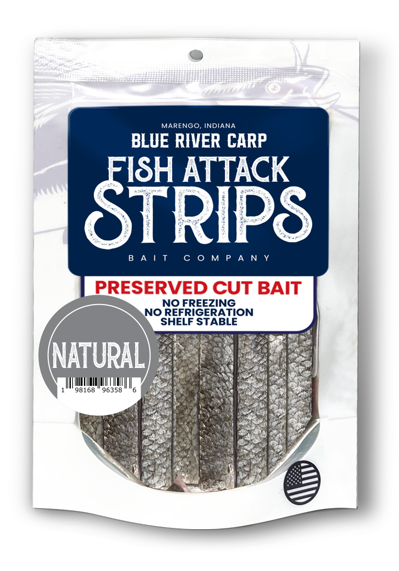 Blue River Carp Fish Attack Strips