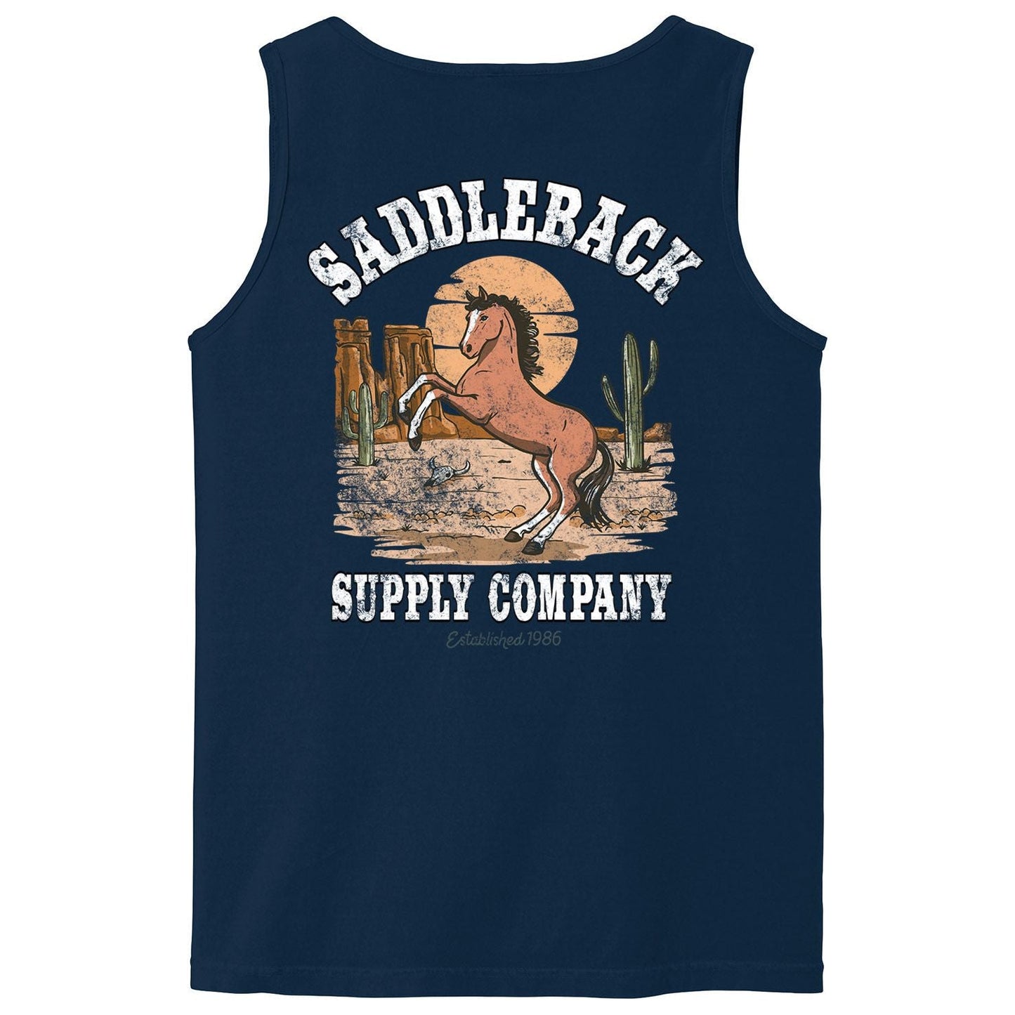 Saddleback Horse with No Name Pigment Tank Top