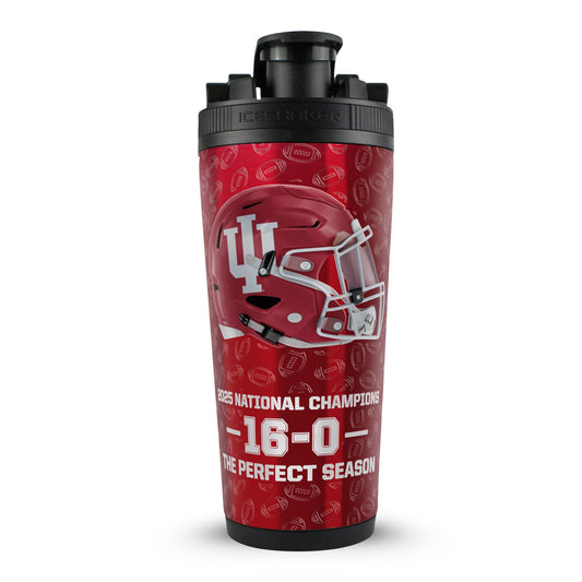 NCAA Indiana Hoosiers 2025 The Perfect Season 16 - 0 4D 26oz Ice Shaker - Angler's Pro Tackle & Outdoors
