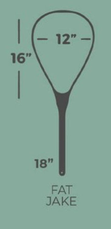 Wayward Trading Post Fat Jake 16"x12" - Classic Fly Fishing Traditional Landing Net - Handcrafted & Made in USA