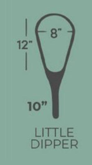 Wayward Trading Post Little Dipper 12"x8" - Burl Fly Fishing Traditional Landing Net - Handcrafted & Made in USA