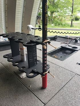 Fat Fish Designz Net Man Side Kick Landing Net Holder-----FOR USE WITH XL ROD RACKS ONLY.