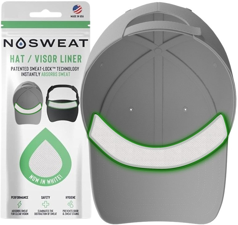 NoSweat Hat Liners - Patented SweatLock™ For All Hat Types
