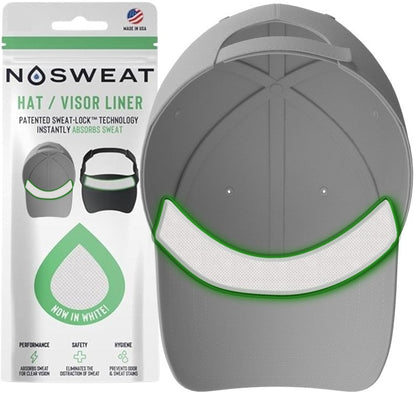 NoSweat Hat Liners - Patented SweatLock™ For All Hat Types