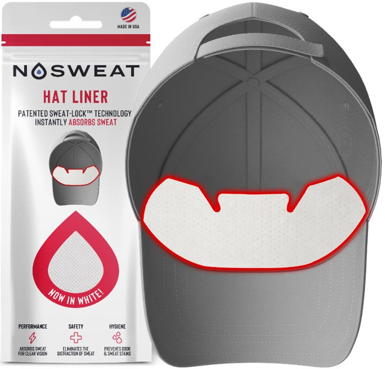 NoSweat Hat Liners - Patented SweatLock™ For All Hat Types