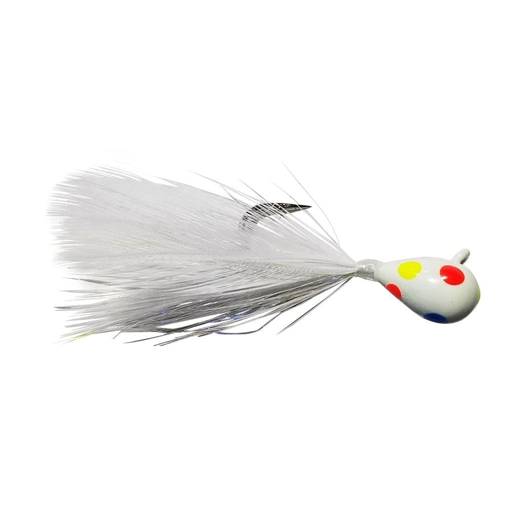 Kenders - Tungsten White Wonder Feather Jig