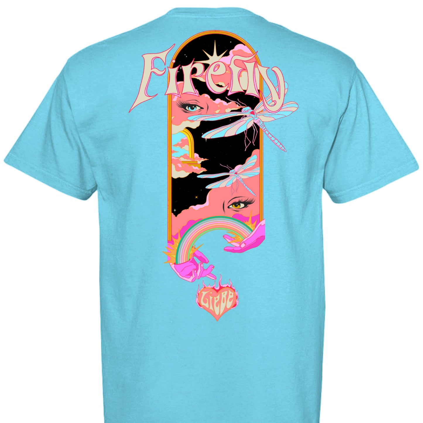 Liebe Skateboards Firefly Unisex T-Shirt