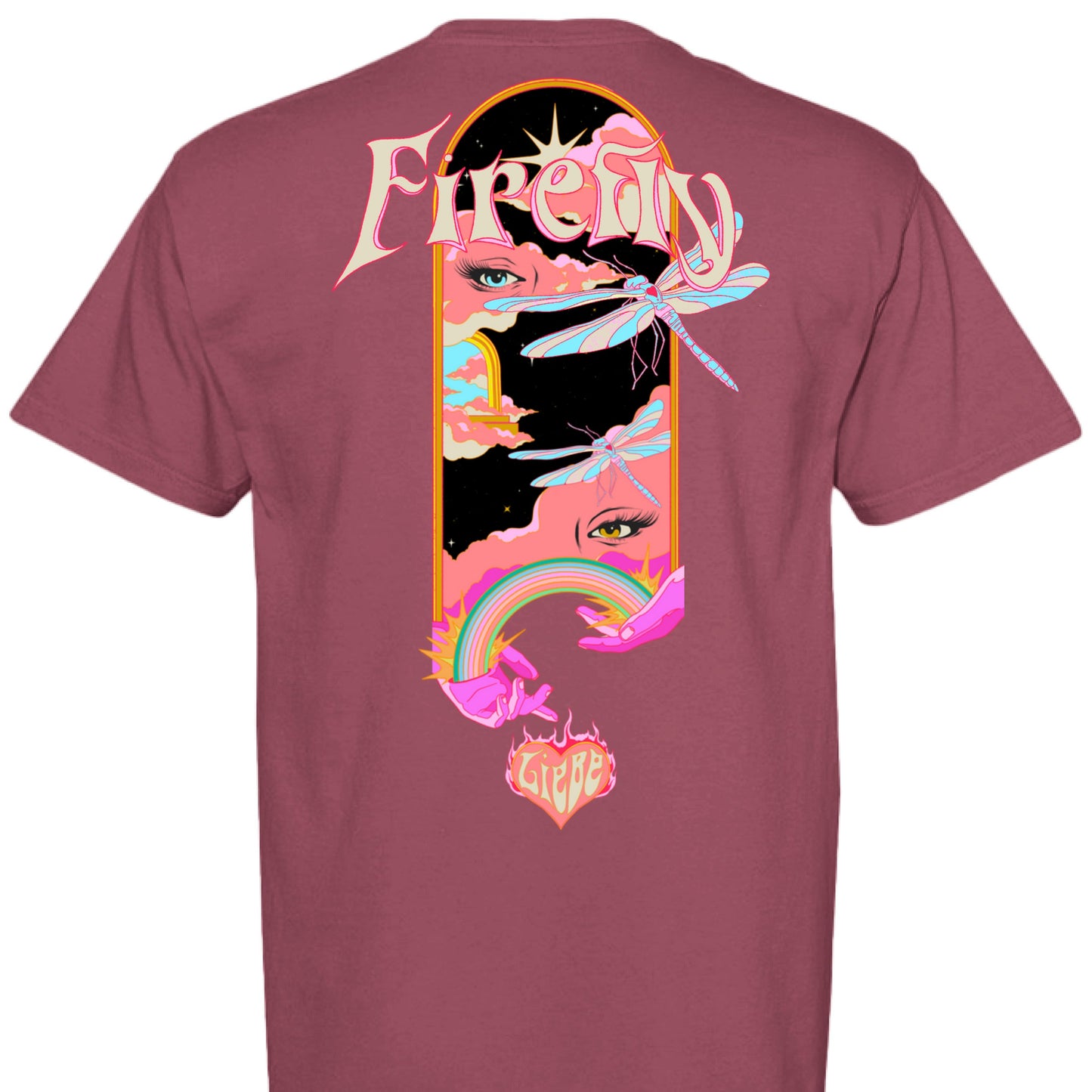 Liebe Skateboards Firefly Unisex T-Shirt