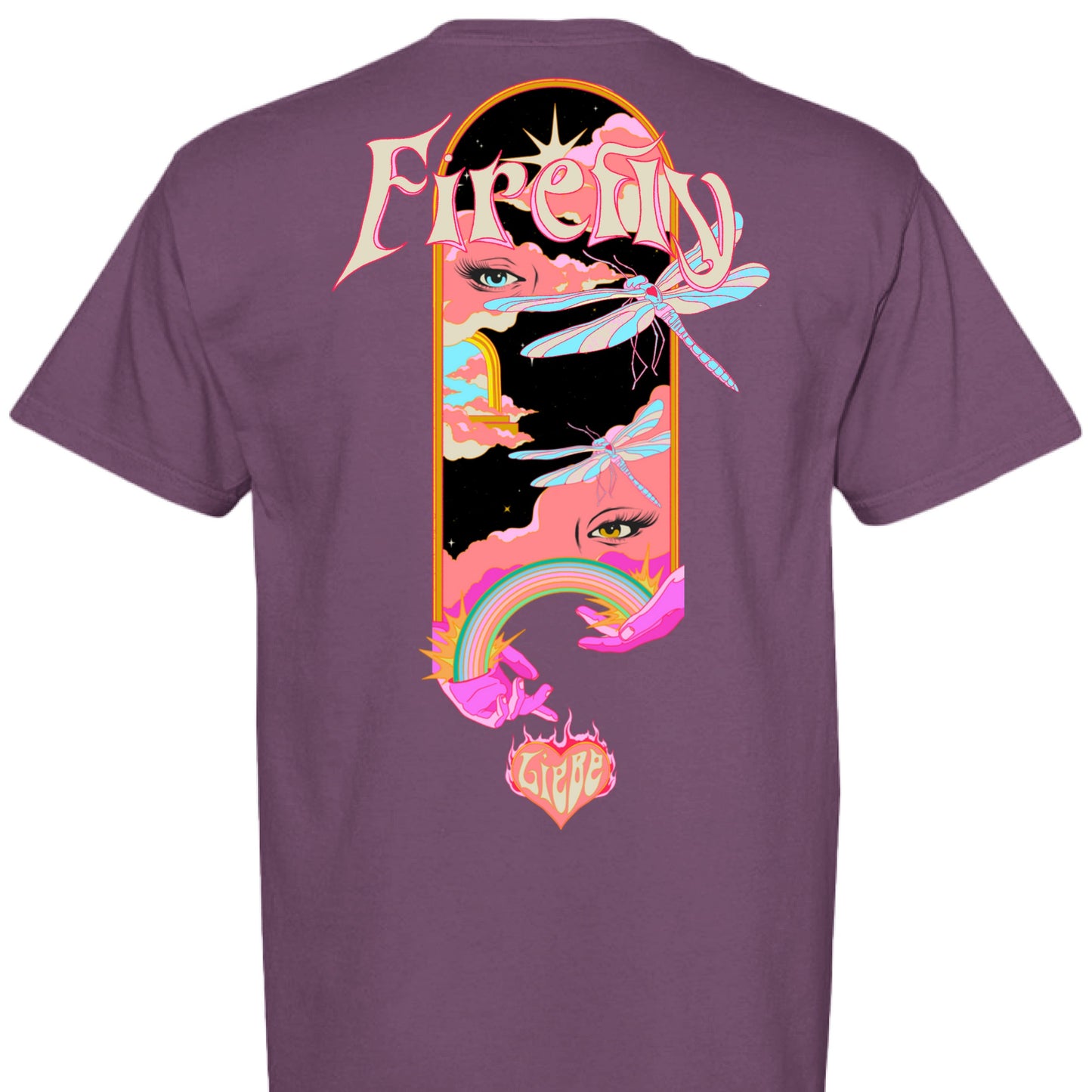 Liebe Skateboards Firefly Unisex T-Shirt