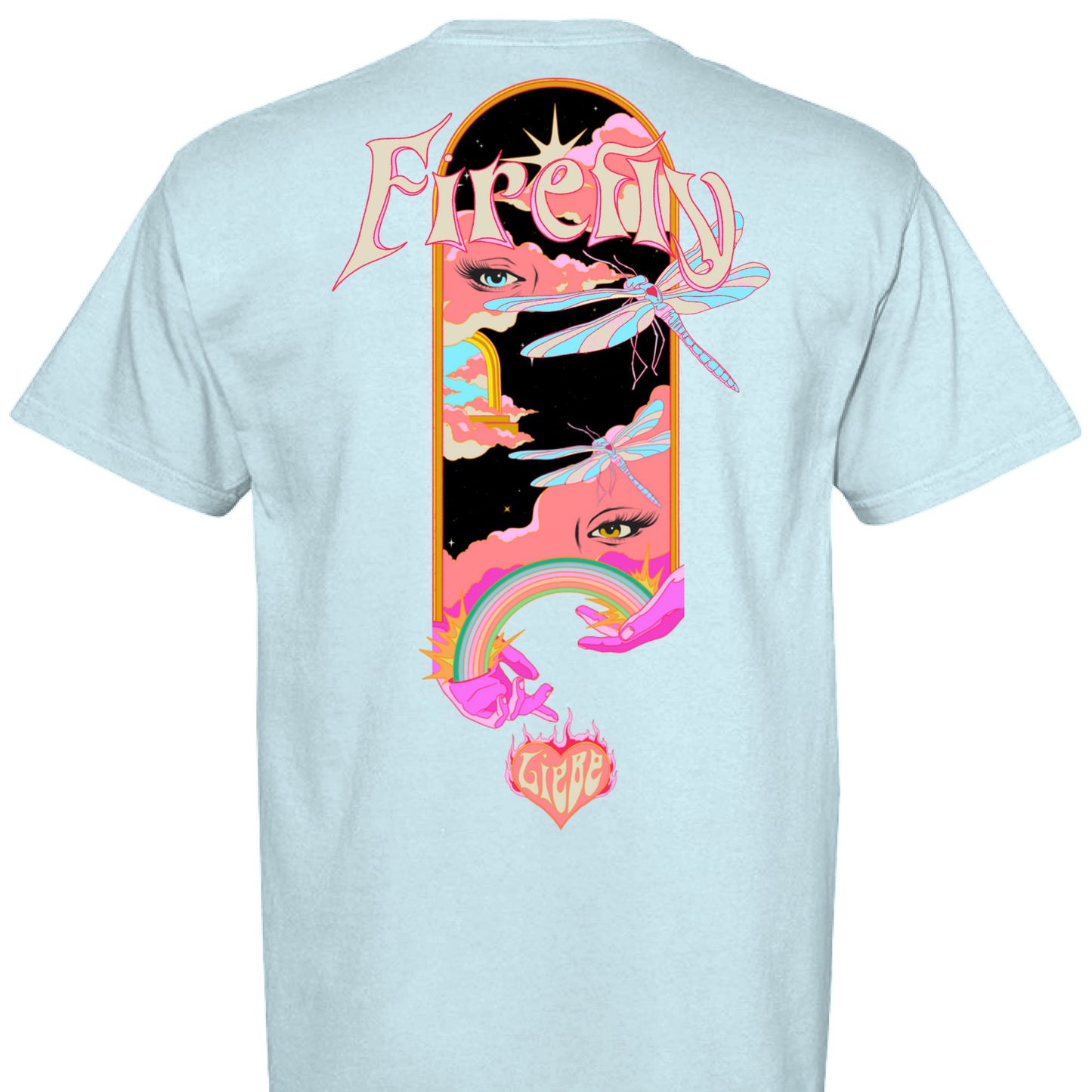 Liebe Skateboards Firefly Unisex T-Shirt