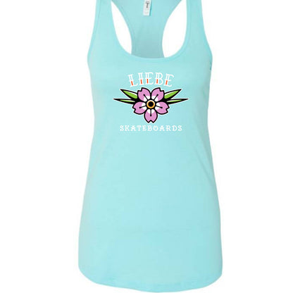 Liebe Cherry Blossom Women’s Racerback Tank Top