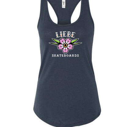 Liebe Cherry Blossom Women’s Racerback Tank Top