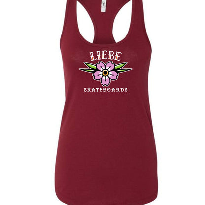 Liebe Cherry Blossom Women’s Racerback Tank Top