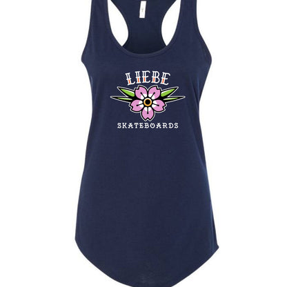 Liebe Cherry Blossom Women’s Racerback Tank Top