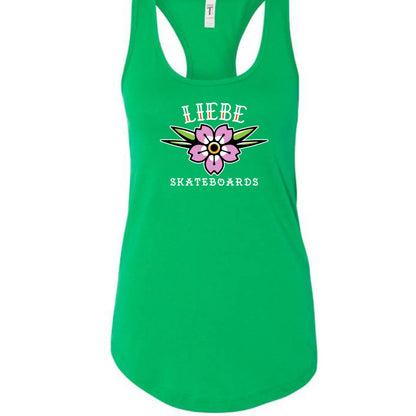 Liebe Cherry Blossom Women’s Racerback Tank Top