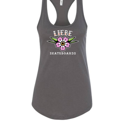 Liebe Cherry Blossom Women’s Racerback Tank Top