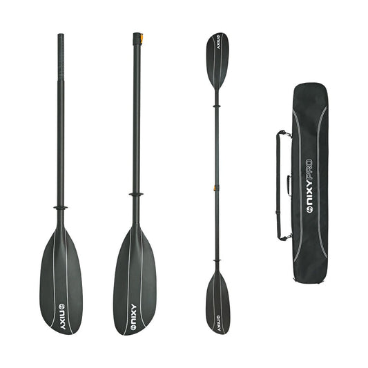 NIXY - 2 Piece Kayak 100% Carbon Fiber Pro Paddle - Angler's Pro Tackle & Outdoors