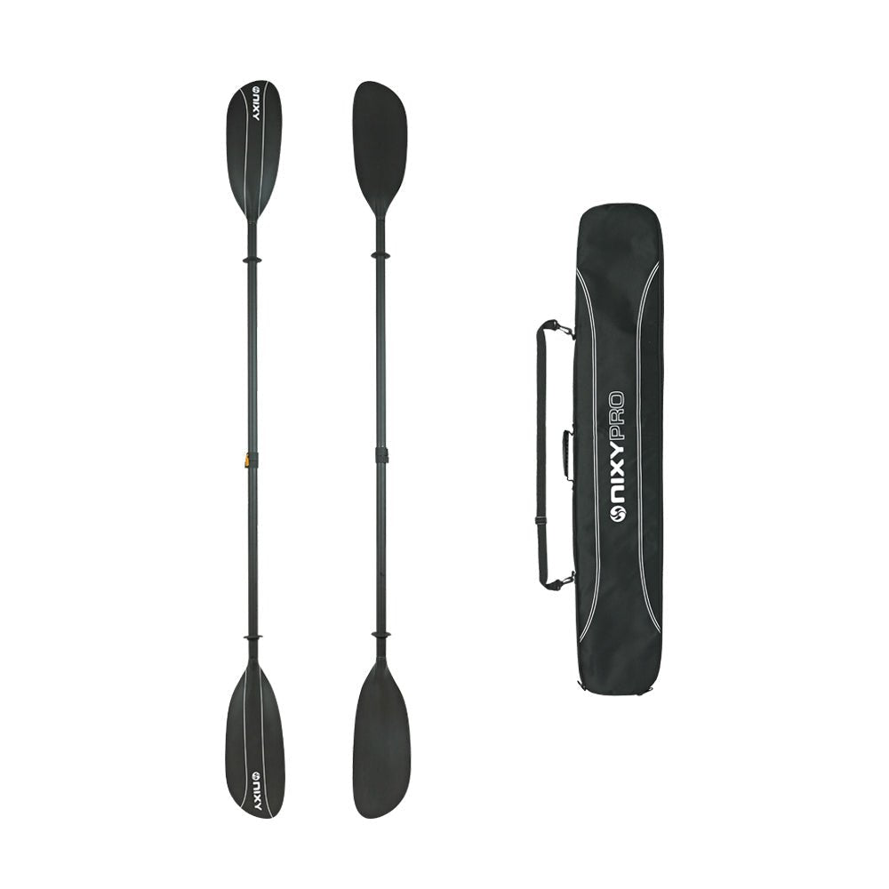 NIXY - 2 Piece Kayak 100% Carbon Fiber Pro Paddle - Angler's Pro Tackle & Outdoors