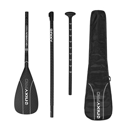 NIXY 3 - Piece Adjustable 100% 12K Carbon Fiber SUP Pro Paddle - Angler's Pro Tackle & Outdoors