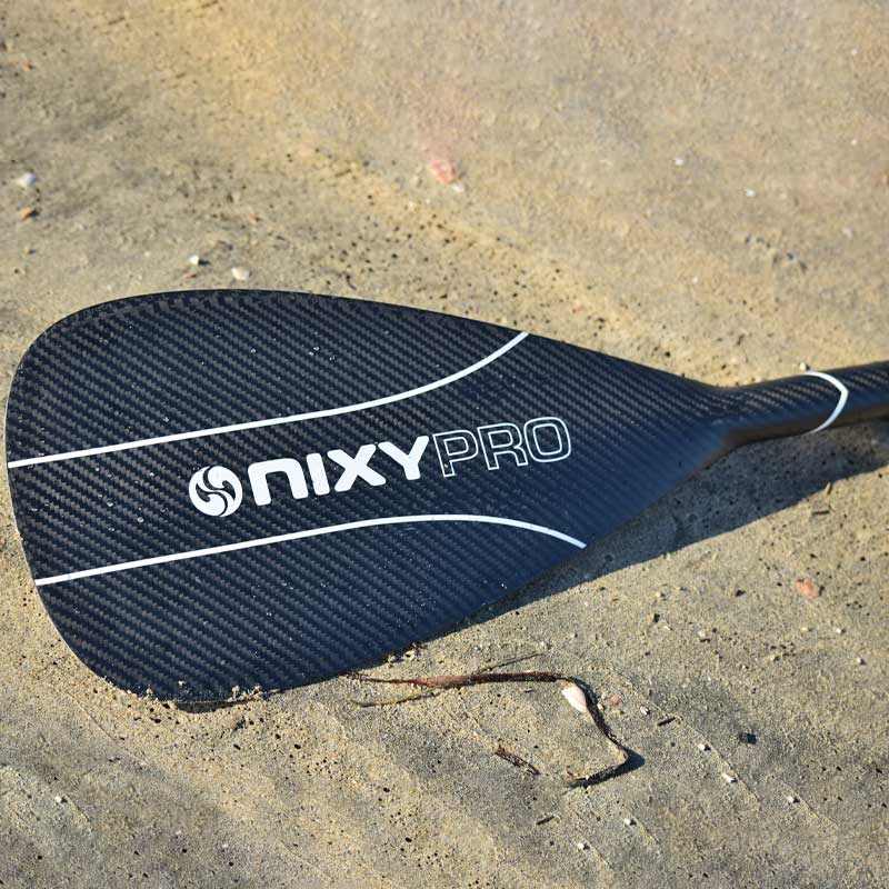 NIXY 3 - Piece Adjustable 100% 3K Color Carbon Fiber SUP Pro Paddle - Angler's Pro Tackle & Outdoors