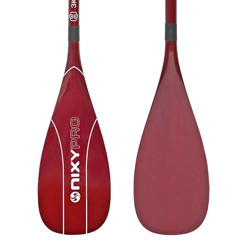 NIXY 3 - Piece Adjustable 100% 3K Color Carbon Fiber SUP Pro Paddle - Angler's Pro Tackle & Outdoors