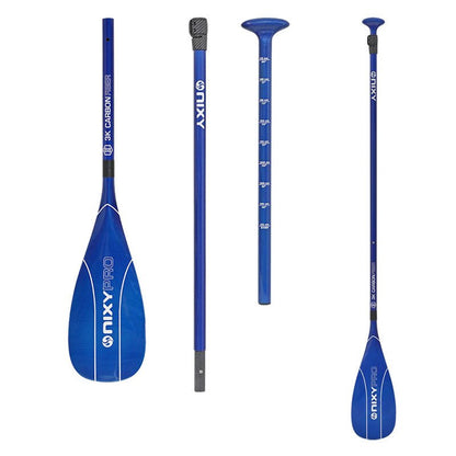 NIXY 3 - Piece Adjustable 100% 3K Color Carbon Fiber SUP Pro Paddle - Angler's Pro Tackle & Outdoors