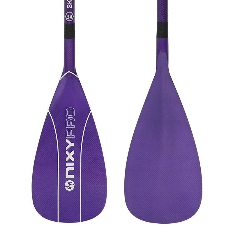 NIXY 3 - Piece Adjustable 100% 3K Color Carbon Fiber SUP Pro Paddle - Angler's Pro Tackle & Outdoors