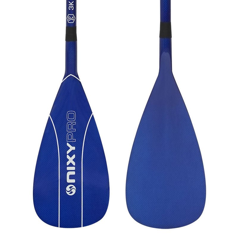 NIXY 3 - Piece Adjustable 100% 3K Color Carbon Fiber SUP Pro Paddle - Angler's Pro Tackle & Outdoors