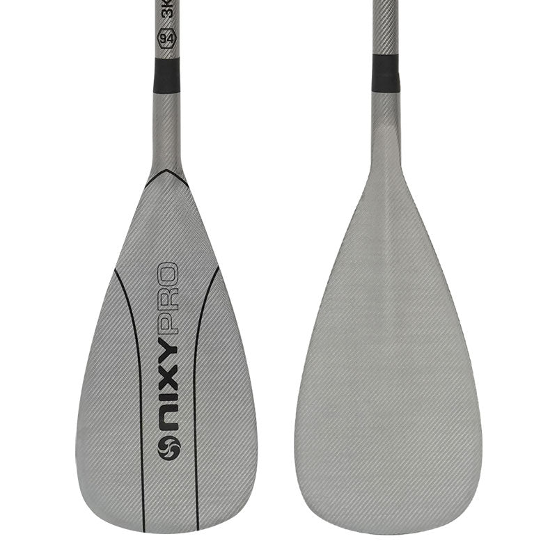 NIXY 3 - Piece Adjustable 100% 3K Color Carbon Fiber SUP Pro Paddle - Angler's Pro Tackle & Outdoors
