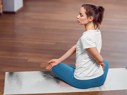 Yune Yoga White Non-Slip Yoga Mat Ursa Major