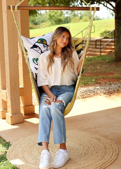 Campus Hammocks Notre Dame Fighting Irish Mascot Hammock Chair Swing