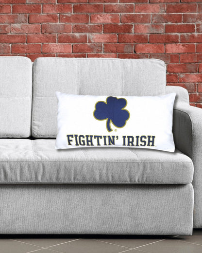 Campus Hammocks Notre Dame Fighting Irish Shamrock Lumbar Pillow Cover