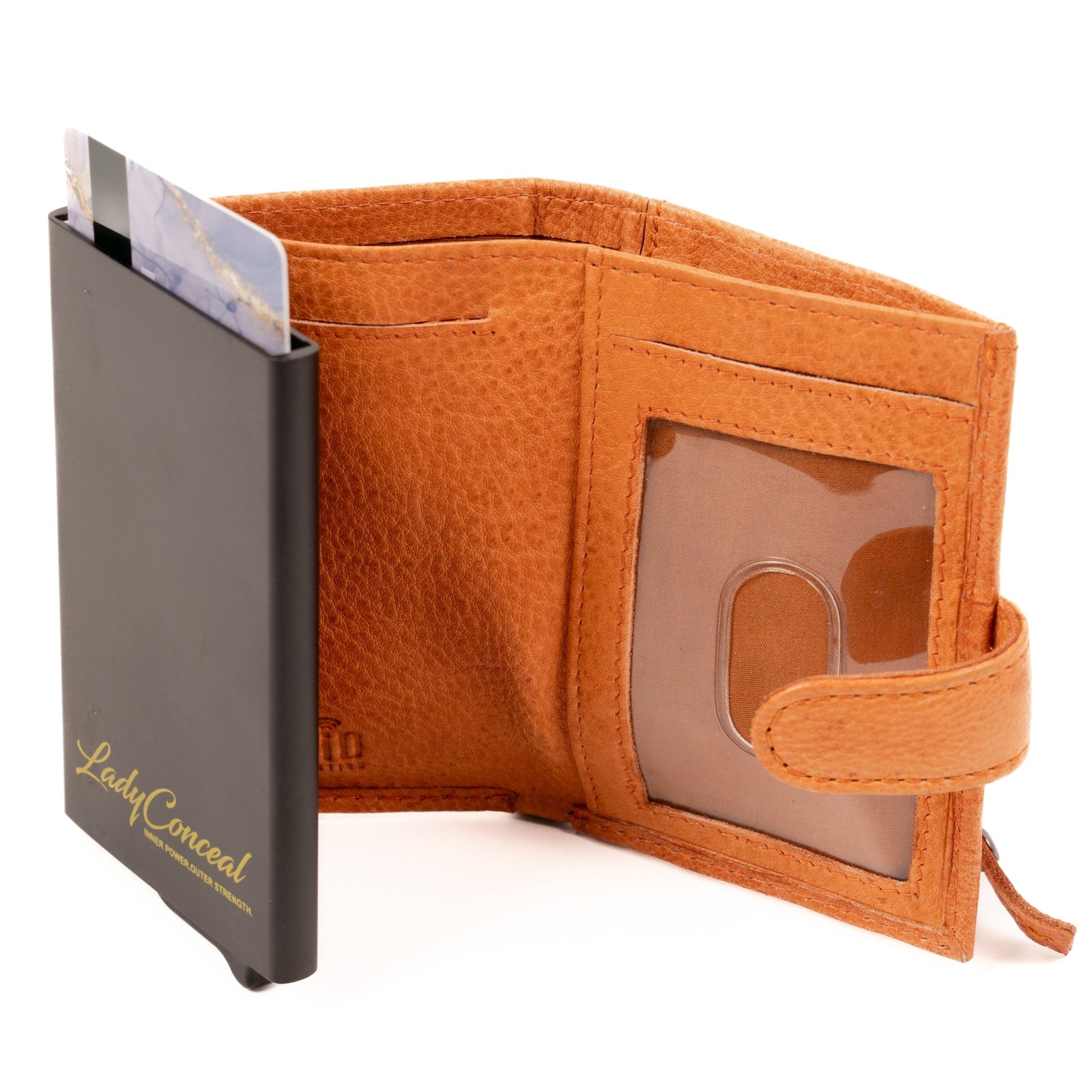 Nova RFID Compact Leather Wallet by Lady Conceal - Angler's Pro Tackle & Outdoors