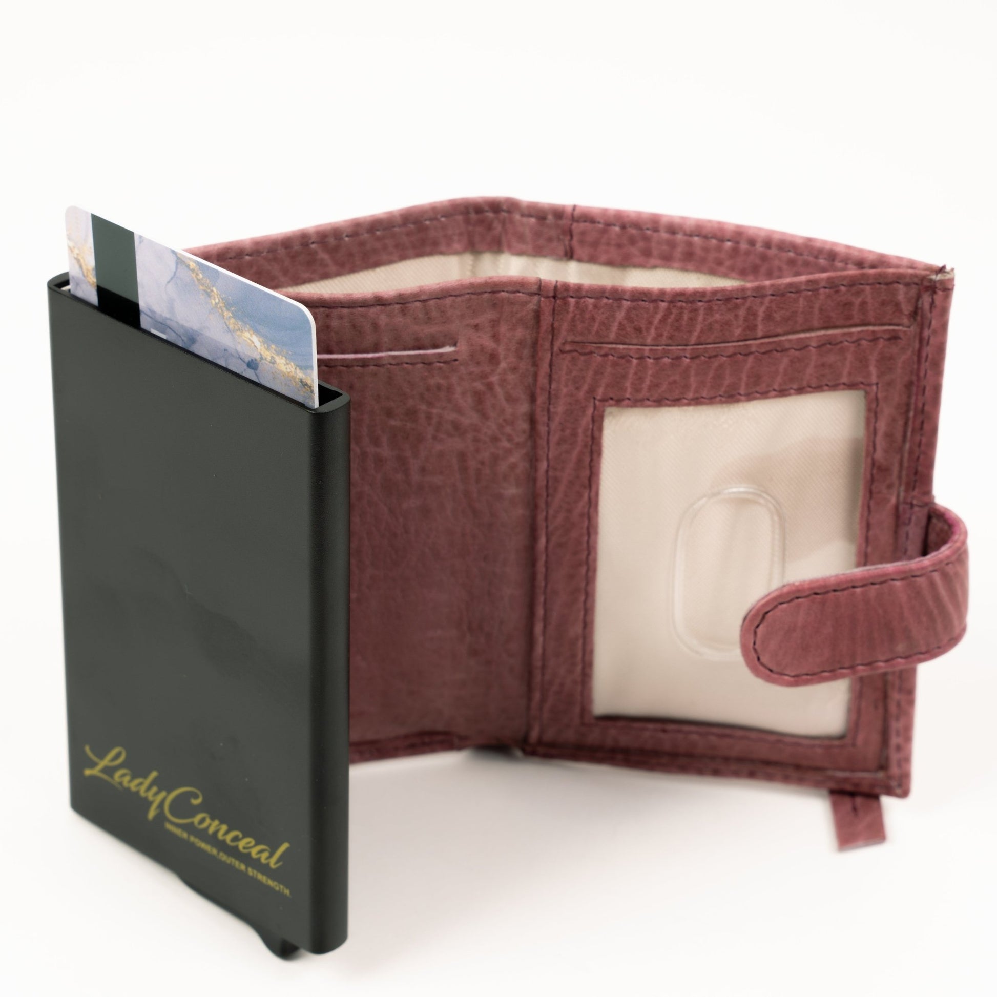 Nova RFID Compact Leather Wallet by Lady Conceal - Angler's Pro Tackle & Outdoors