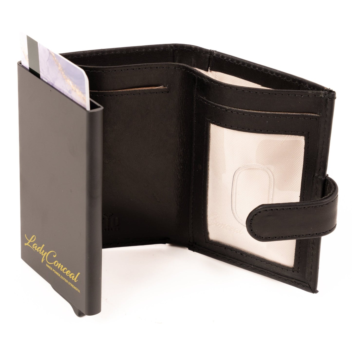 Nova RFID Compact Leather Wallet by Lady Conceal - Angler's Pro Tackle & Outdoors