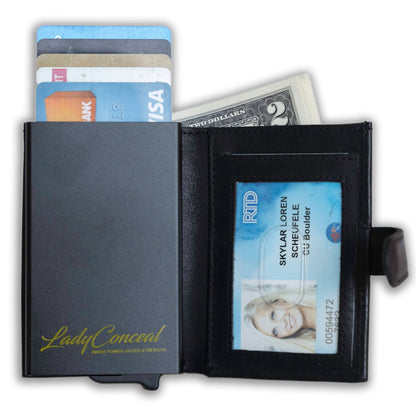 Nova RFID Compact Leather Wallet by Lady Conceal - Angler's Pro Tackle & Outdoors