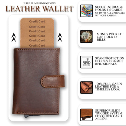 Nova RFID Compact Leather Wallet by Lady Conceal - Angler's Pro Tackle & Outdoors