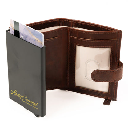 Nova RFID Compact Leather Wallet by Lady Conceal - Angler's Pro Tackle & Outdoors